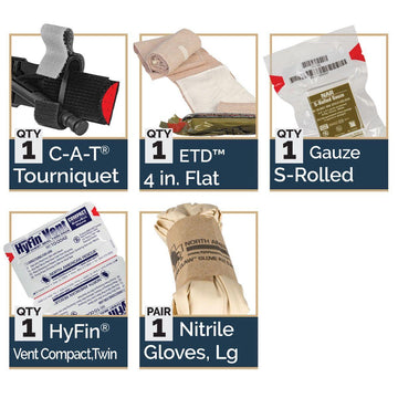 M-FAK Resupply Kit Medical Supplies Shield Protection Products LLC.
